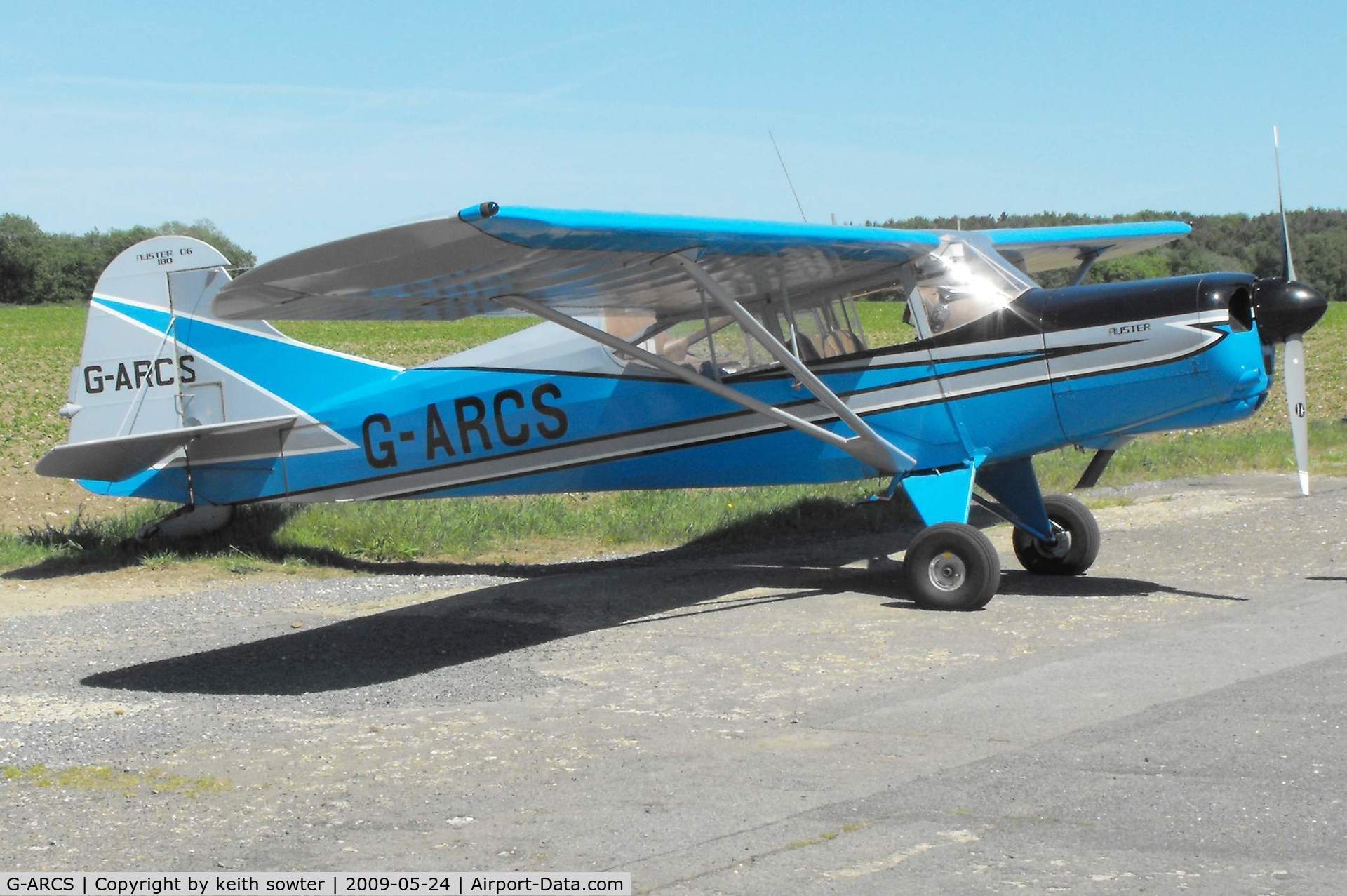 G-ARCS, 1960 Auster D6-180 C/N 3703, Visiting aircraft at Little Snoring Fly-In
