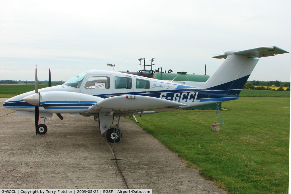 G-GCCL, 1980 Beech 76 Duchess C/N ME-322, Beech Duchess at Conington