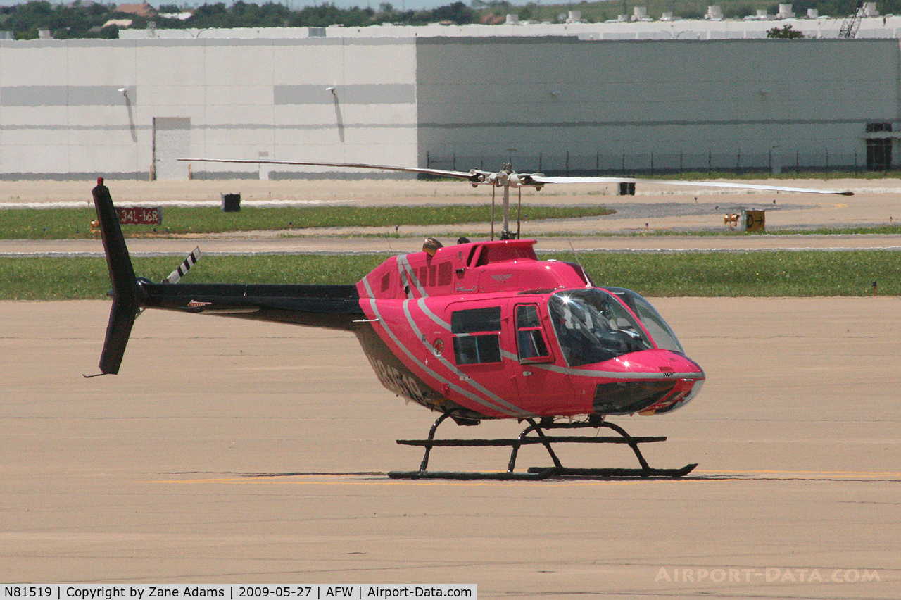 N81519, 1998 Bell 206B JetRanger C/N 4498, At Alliance, Fort Worth