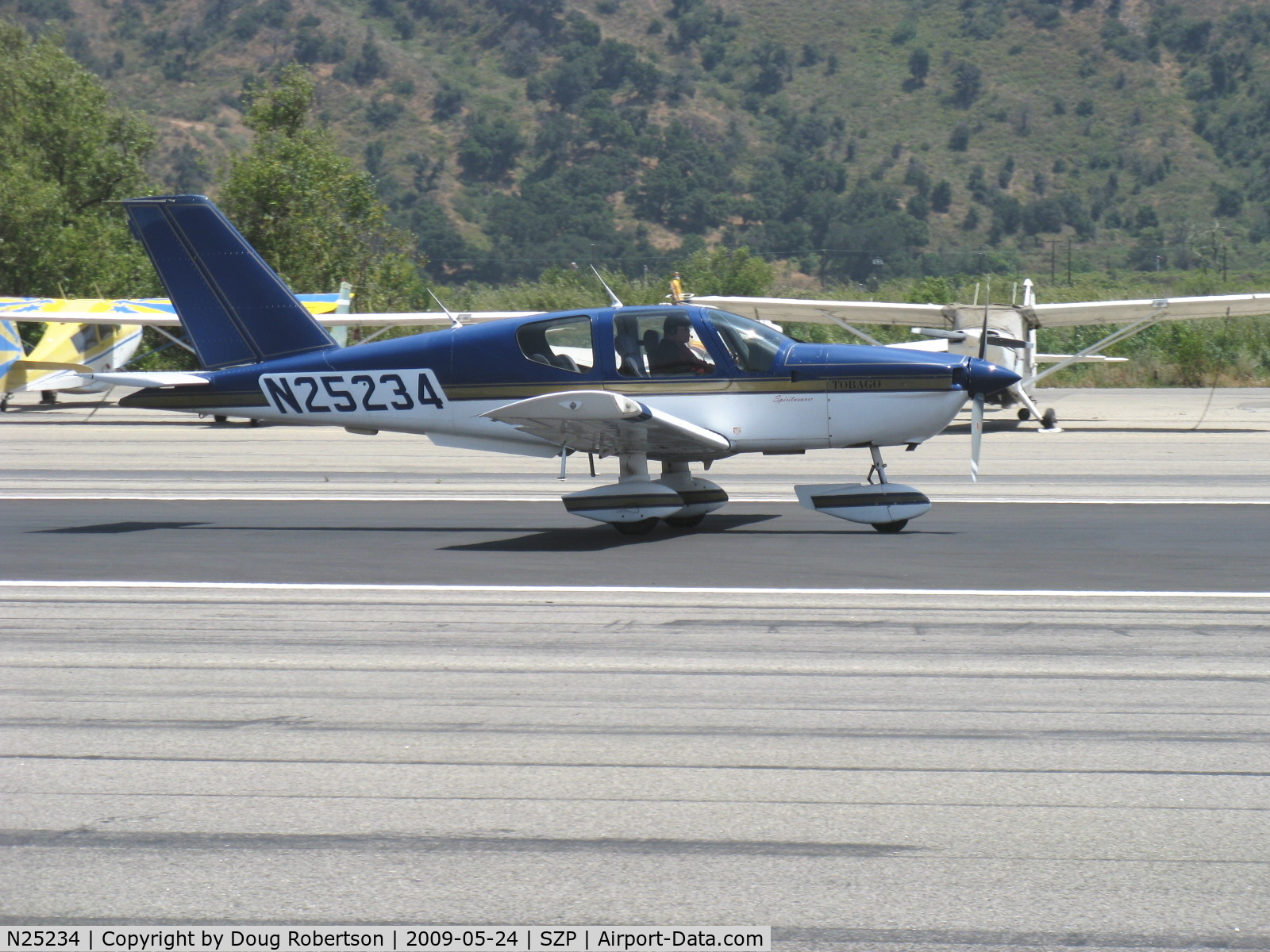 N25234, Socata TB-10 Tobago C/N 978, 1990 Socata TB10 TOBAGO, Lycoming O&VO-360 180 Hp, fixed gear, CS prop, landing Rwy 22