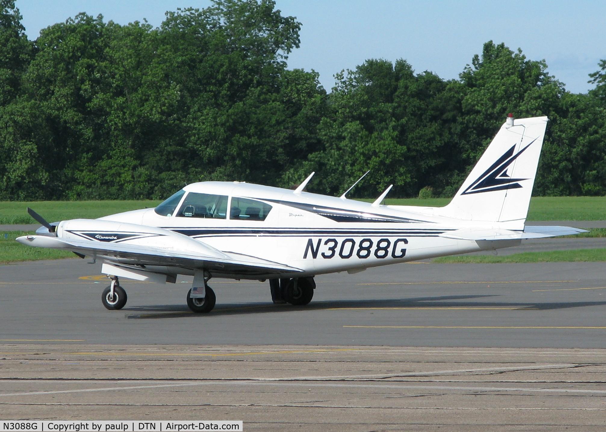 N3088G, 1963 Piper PA-30 Twin Comanche C/N 30-88, At the Shreveport Downtown airport.