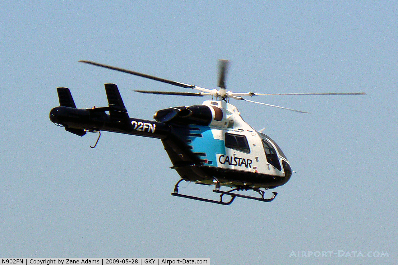 N902FN, 2008 MD Helicopters MD-900 Explorer C/N 900-00124, Departing Arlington Municipal