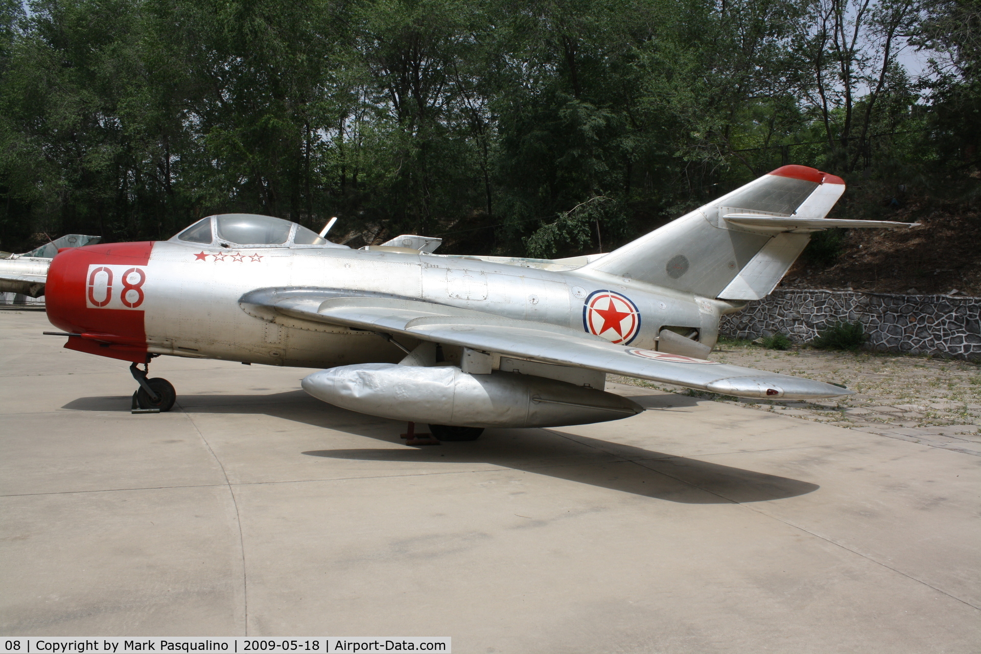08, Mikoyan-Gurevich MiG-15 C/N Not found 08, MiG-15  Located at Datangshan, China