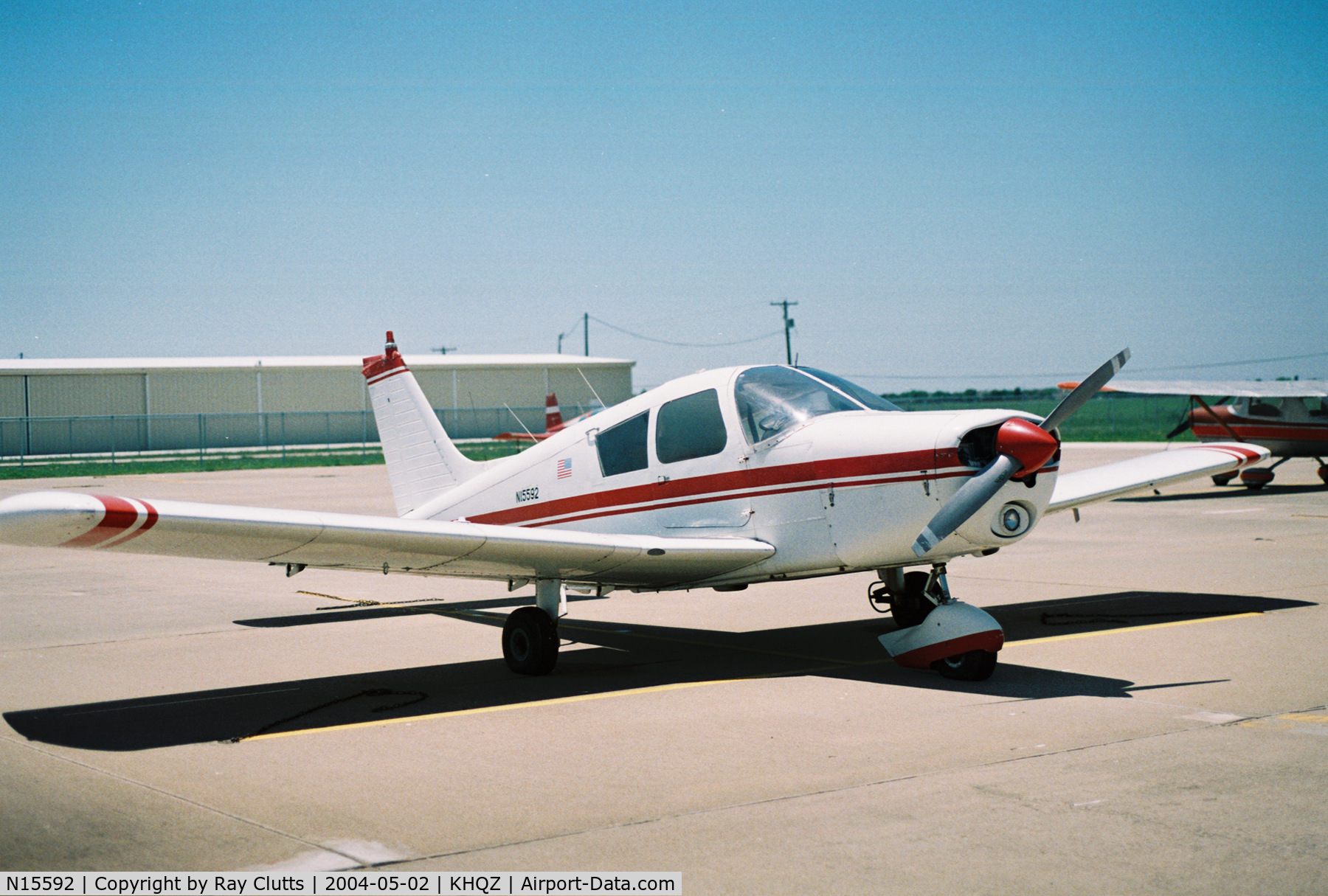 N15592, 1973 Piper PA-28-140 C/N 28-7325109, N15592 on airport apron