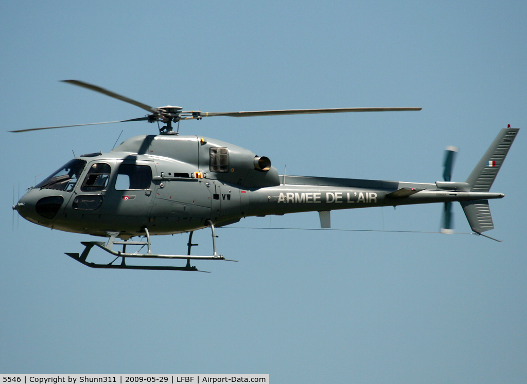 5546, Aerospatiale AS-555AN Fennec C/N 5466, Landing rwy 30 during exercice around the Base...