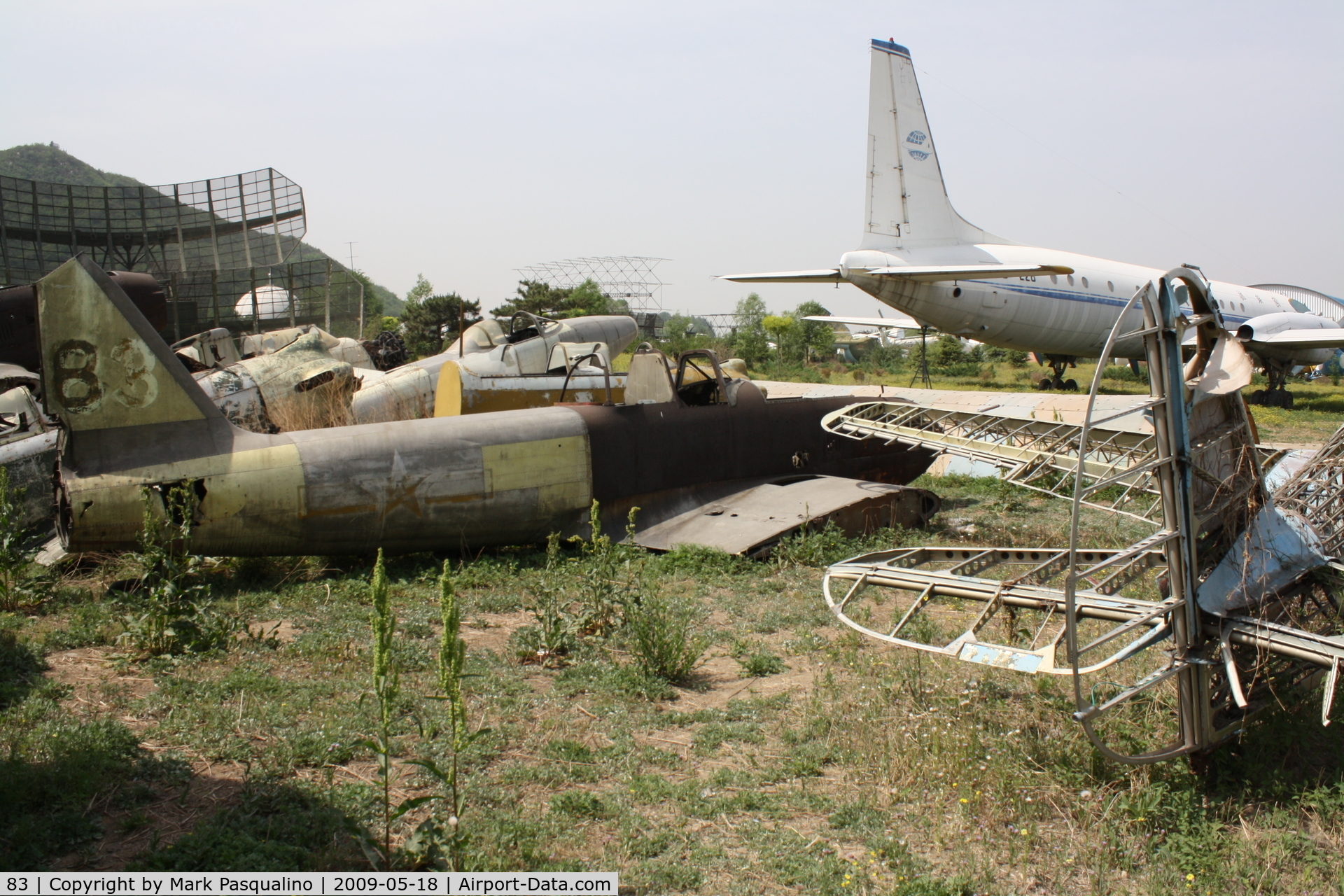 83, Ilyushin Il-10 Shturmovik C/N Not found 83, Il-10  Located at  Datangshan, China