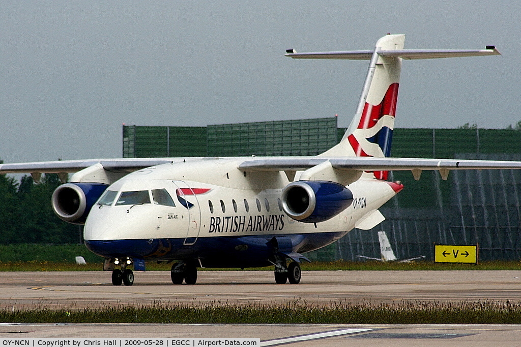 OY-NCN, 2001 Fairchild Dornier 328-310 328JET C/N 3193, British Airways, operated by Sun Air