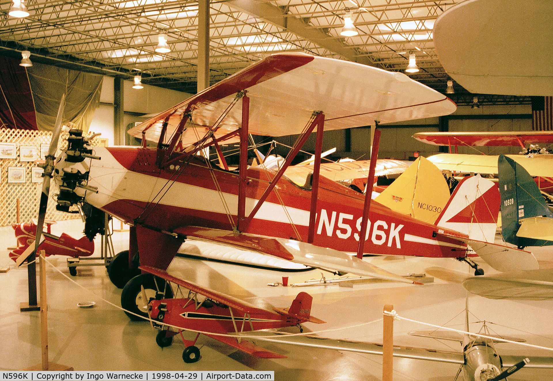 N596K, 1929 Alliance Aircraft Argo C/N 106, Alliance Argo at the Ohio History of Flight Museum, Columbus OH
