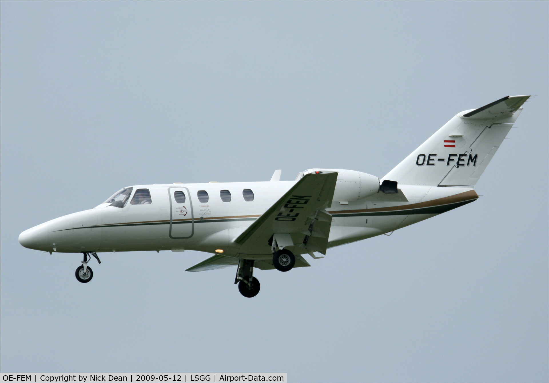 OE-FEM, 1998 Cessna 525 CitationJet CJ1 C/N 525-0291, LSGG