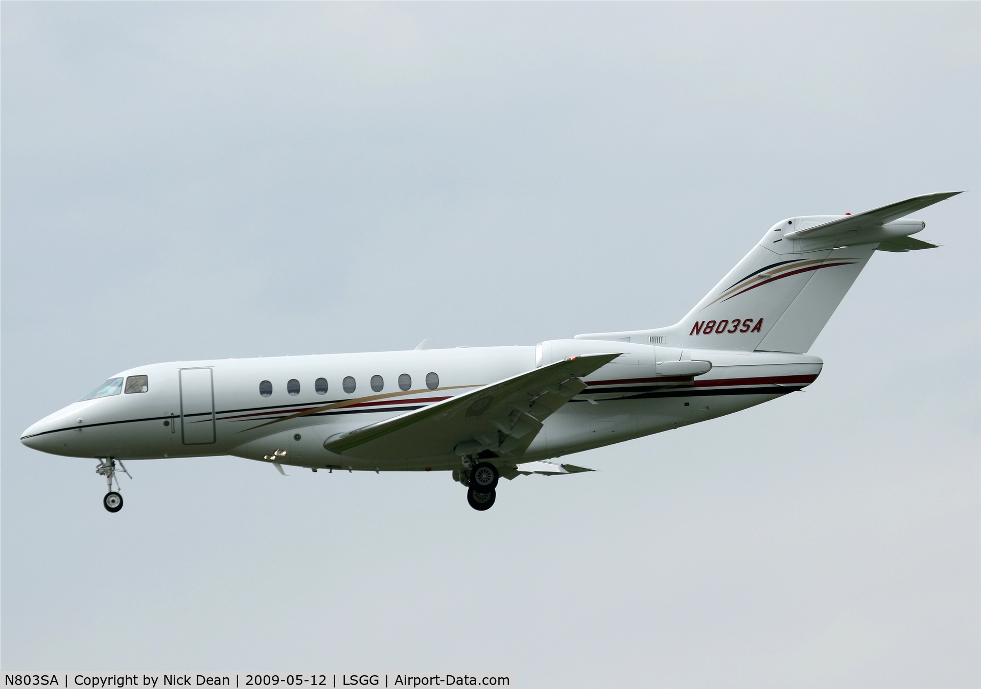 N803SA, 2007 Hawker Beechcraft 4000 C/N RC-8, LSGG