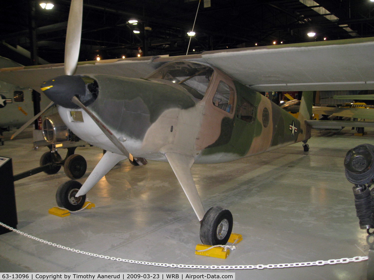 63-13096, 1963 Helio U-10D Super Courier C/N 601, Museum of Aviation, Robins AFB