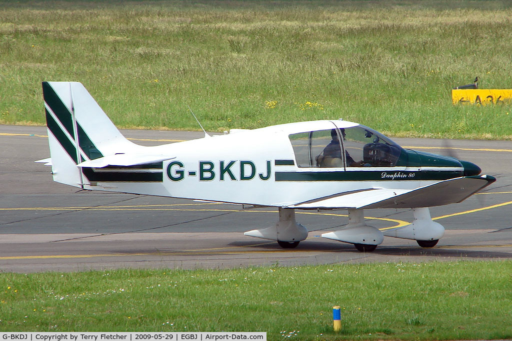 G-BKDJ, 1982 Robin DR-400-120 Dauphin 80 C/N 1584, Robin DR400 / 120 at Gloucestershire Airport