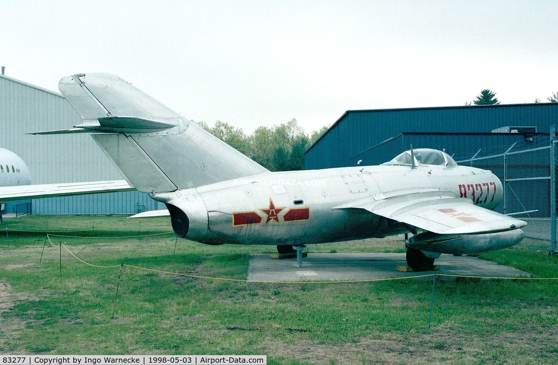 83277, Mikoyan-Gurevich MiG-15 C/N 83277, Mikoyan i Gurevich MiG-15 FAGOT at the New England Air Museum, Windsor Locks CT
