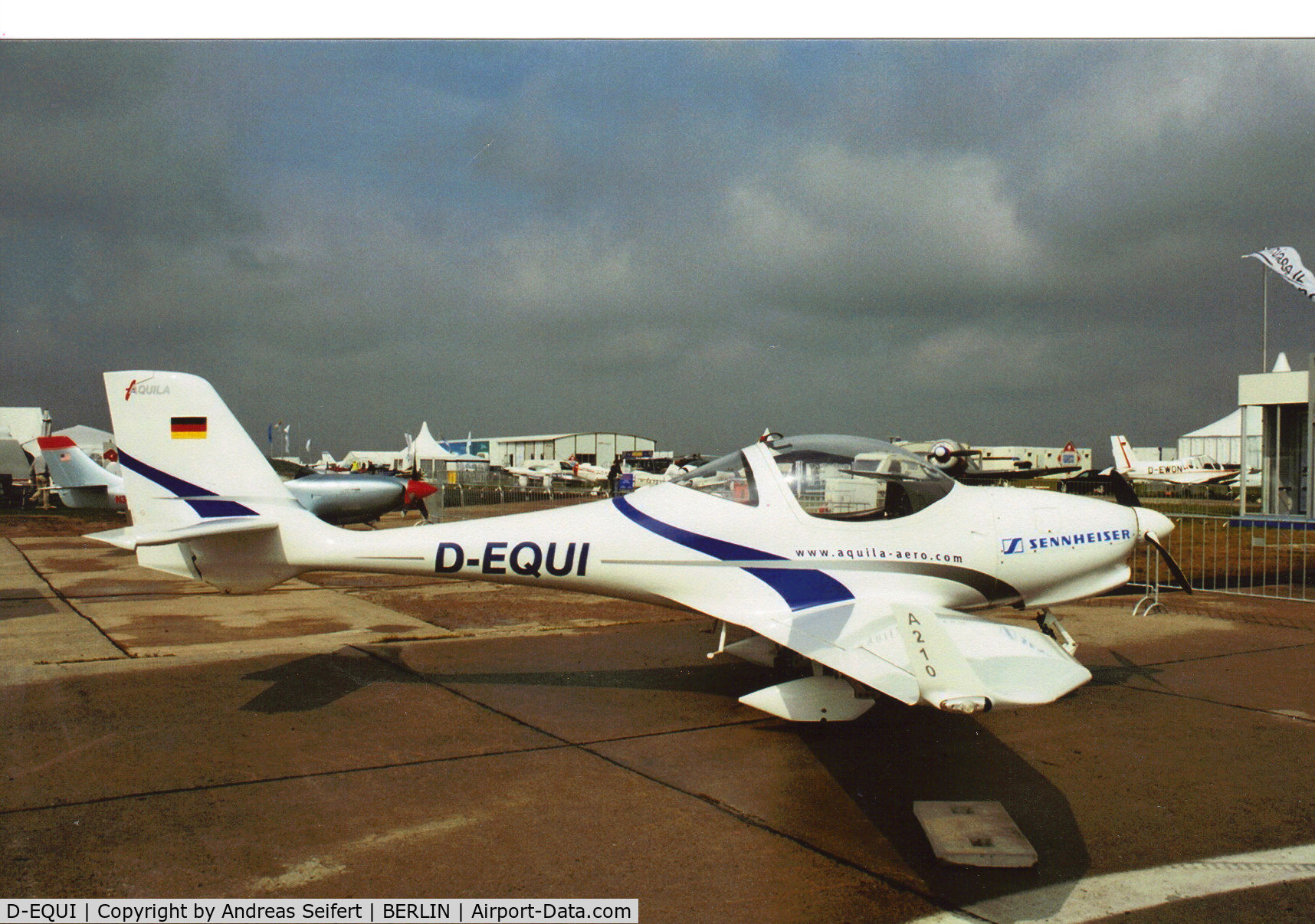 D-EQUI, Aquila A210 (AT01) C/N AT01-100, Berlin ILA 2004