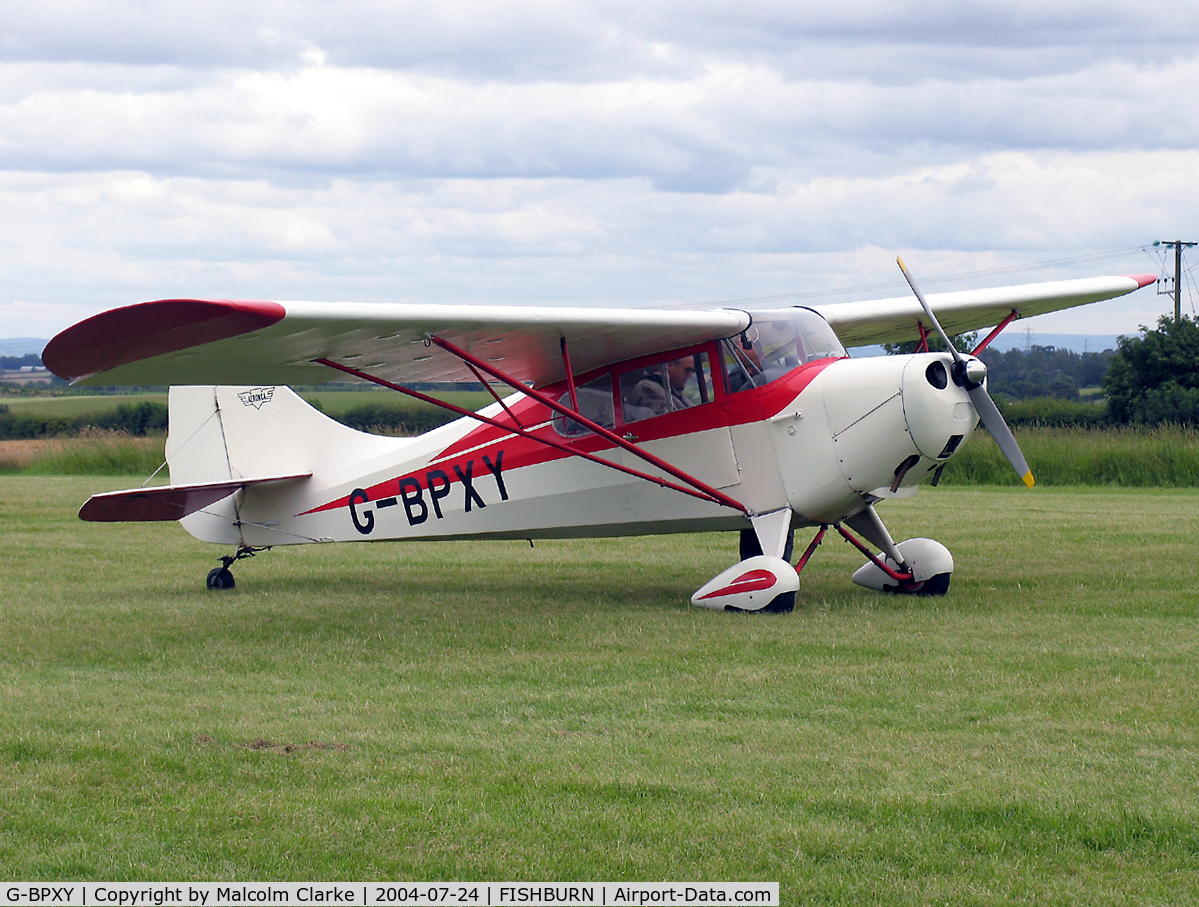 G-BPXY, 1947 Aeronca 11AC Chief C/N 11AC-S-50, Aeronca 11AC at Fishburn Airfield in 2004.