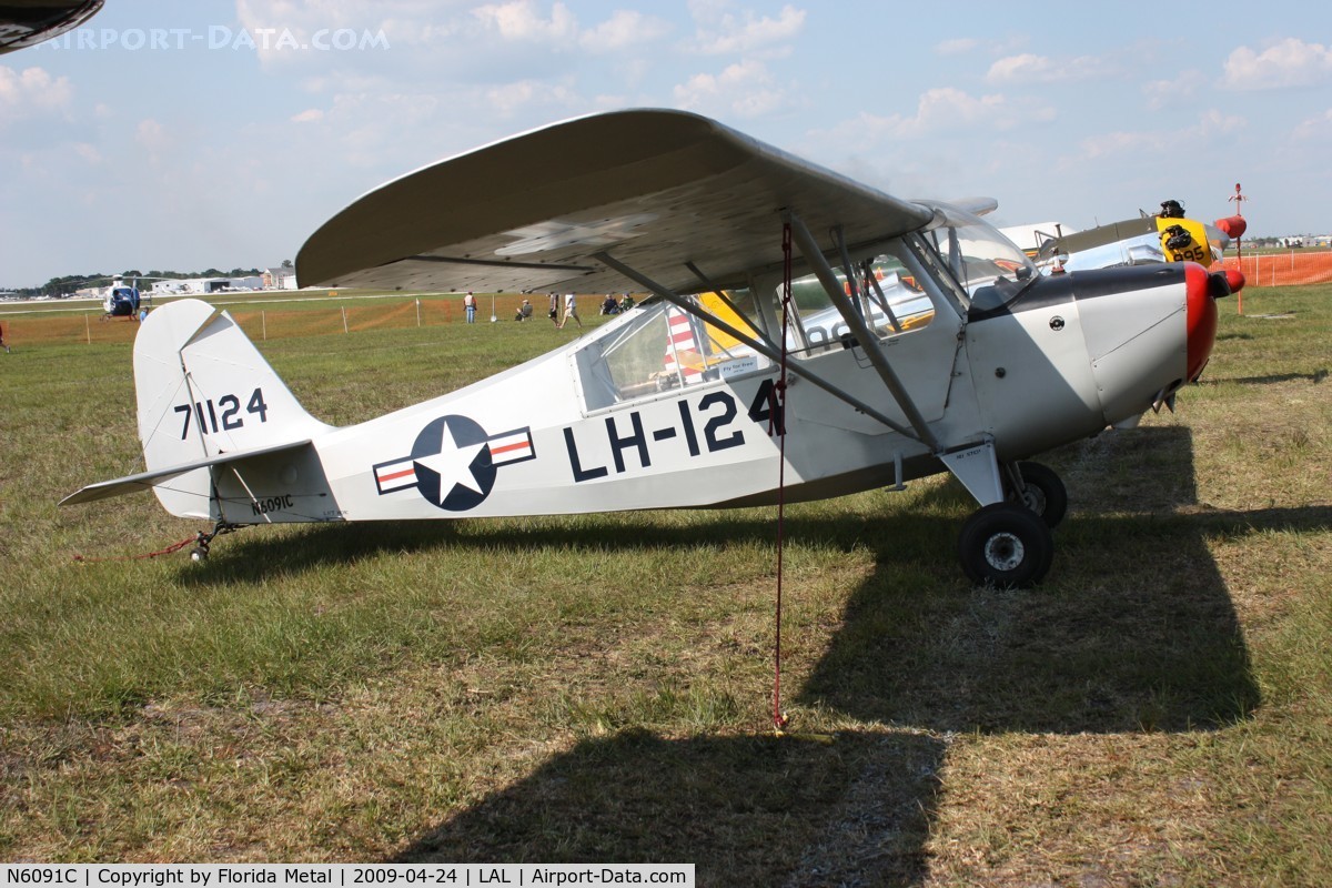 N6091C, 1947 Aeronca L-16A C/N Not found (47-1124), Aeronca L-16A