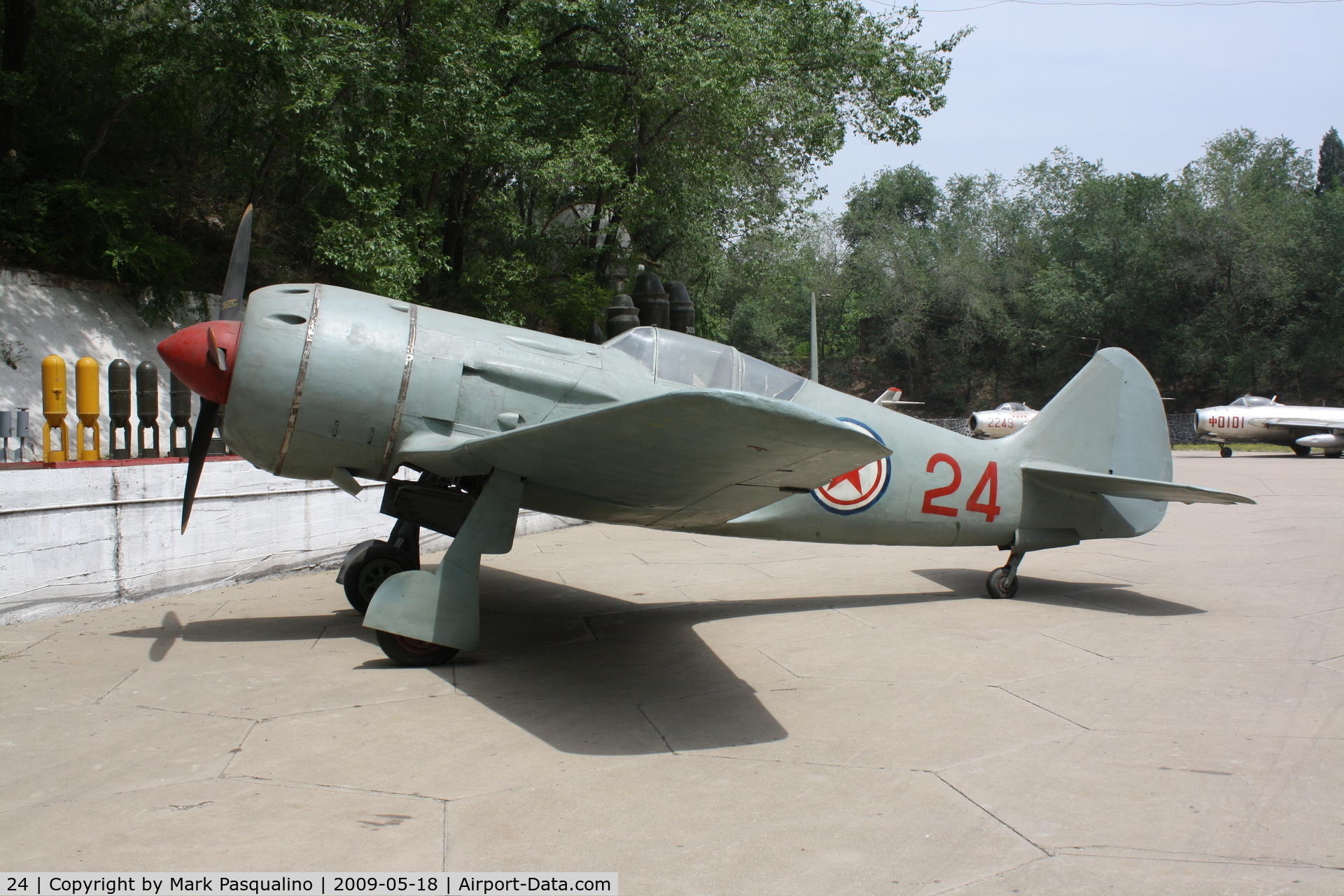 24, Lavochkin La-11 Fang C/N Not found 24, La-11  Located at Datangshan, China