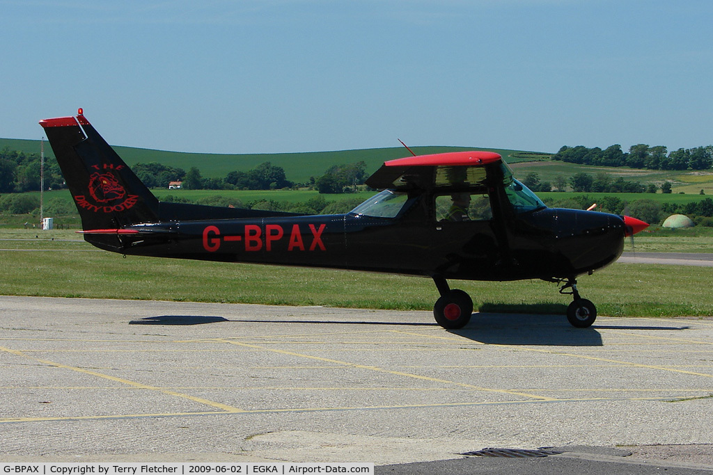 G-BPAX, 1975 Cessna 150M C/N 150-77401, Cessna 150M at Shoreham Airport