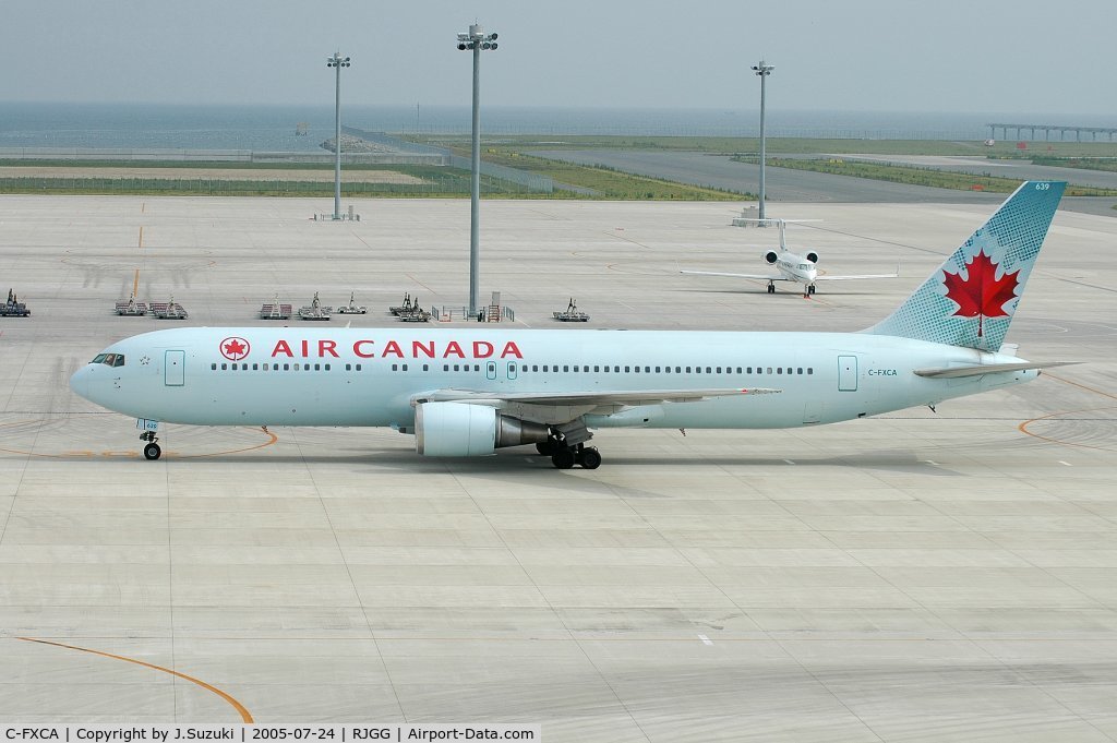 C-FXCA, 1990 Boeing 767-375/ER C/N 24574, Air Canada