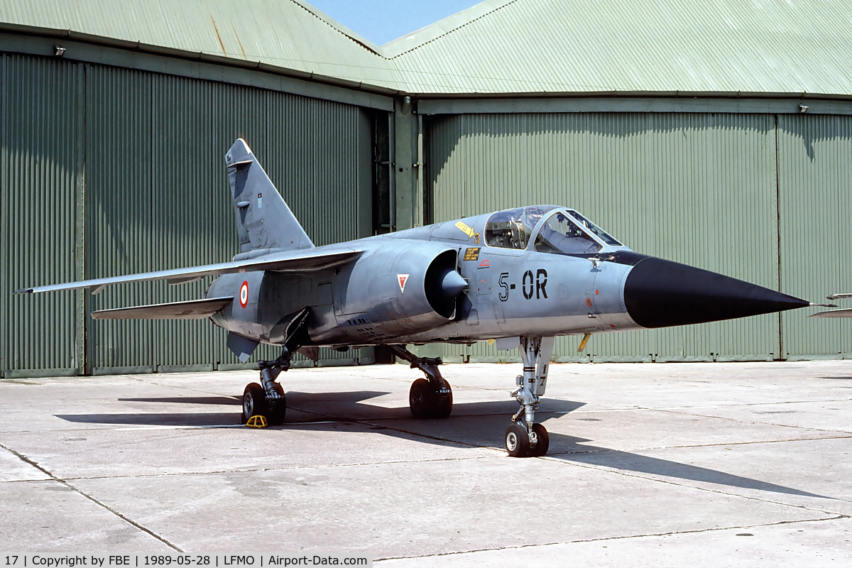 17, Dassault Mirage F.1C C/N Not found 17, 5-OR, Mirage F1