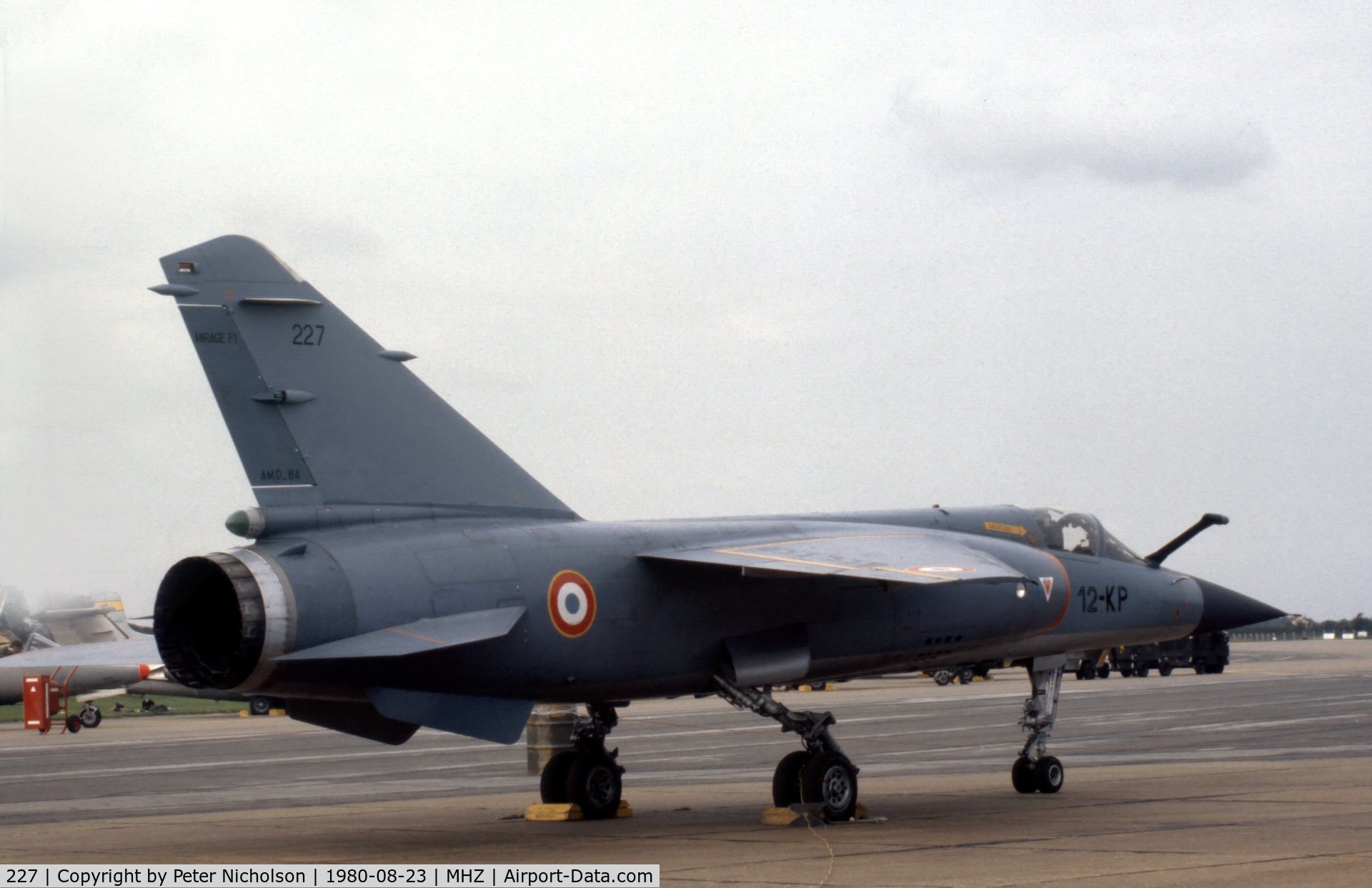 227, Dassault Mirage F.1C C/N 227, Another view of the EC.2 Mirage F.1C at the 1980 Mildenhall Air Fete.
