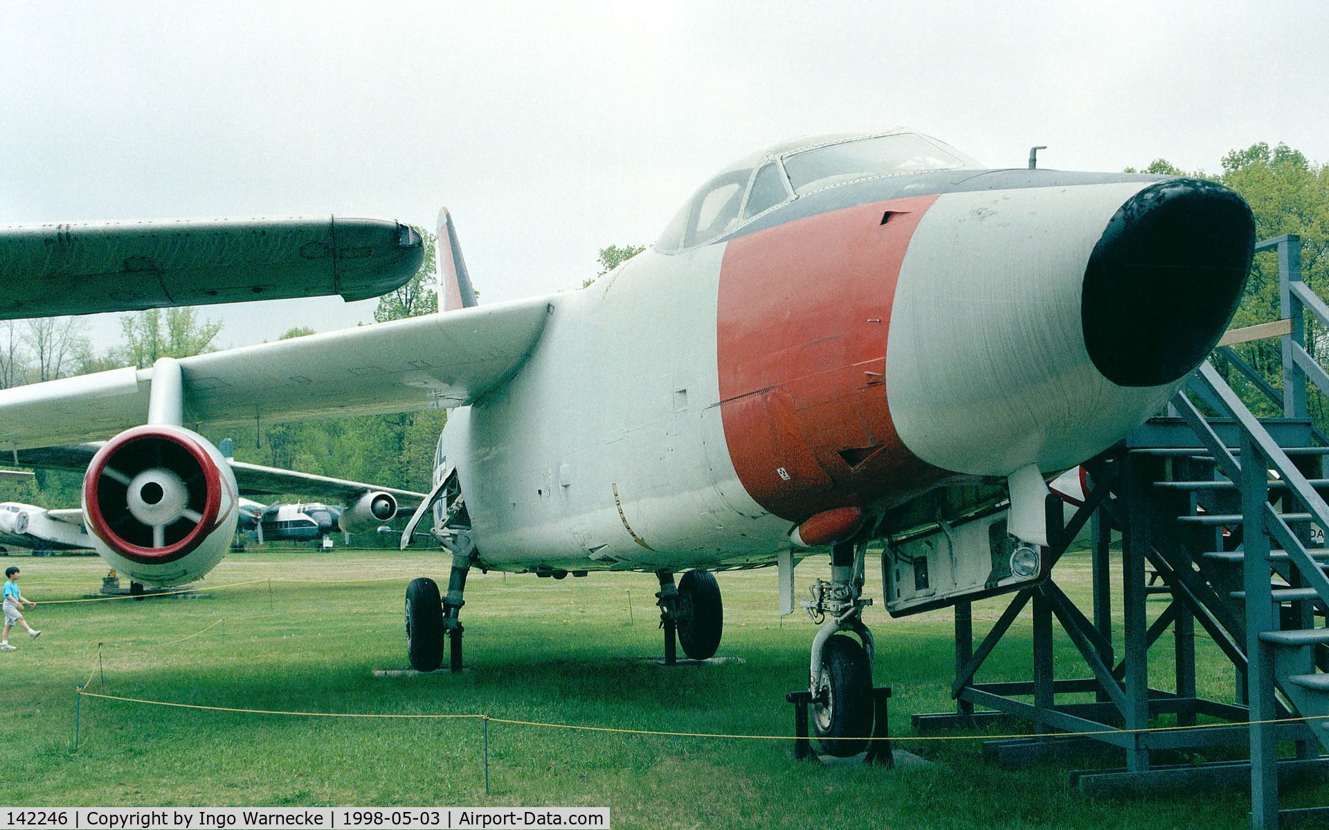 142246, 1957 Douglas A-3B Skywarrier C/N 11572, Douglas A-3B (A3D-2) Skywarrior at the New England Air Museum, Windsor Locks CT