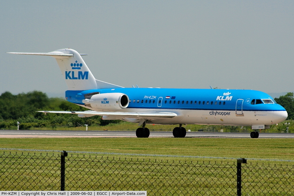 PH-KZM, 1995 Fokker 70 (F-28-0070) C/N 11561, KLM Cityhopper