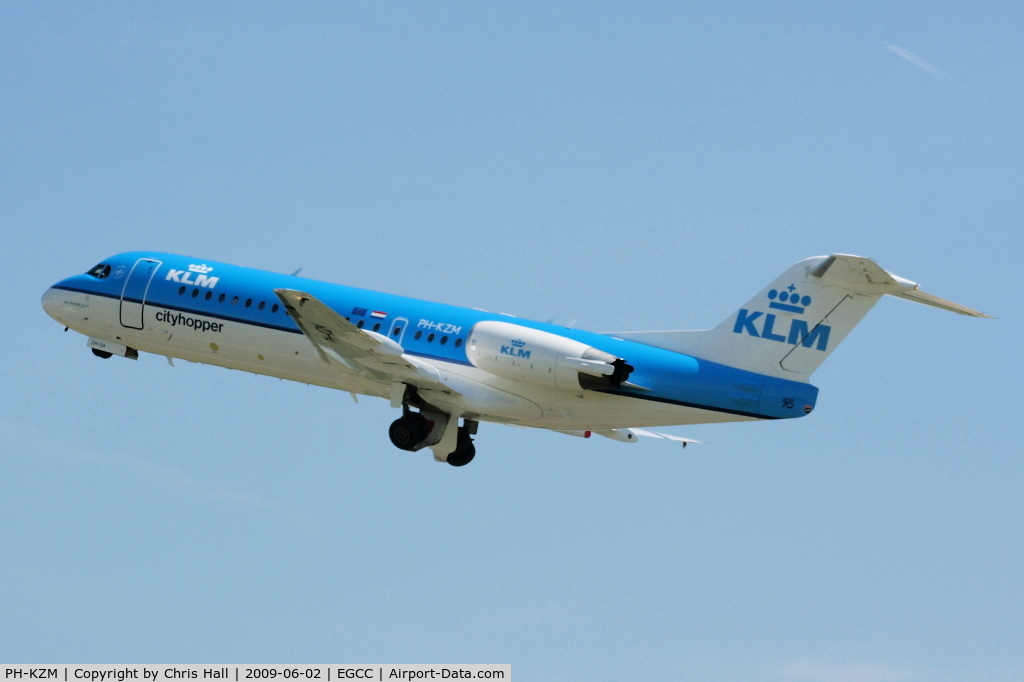 PH-KZM, 1995 Fokker 70 (F-28-0070) C/N 11561, KLM Cityhopper