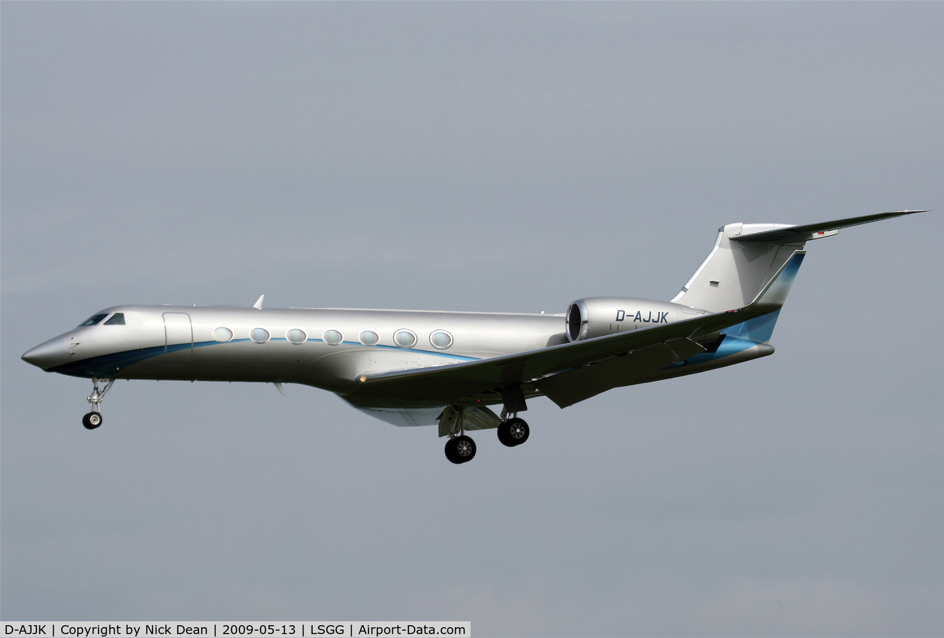 D-AJJK, 2008 Gulfstream Aerospace GV-SP (G550) C/N 5191, LSGG