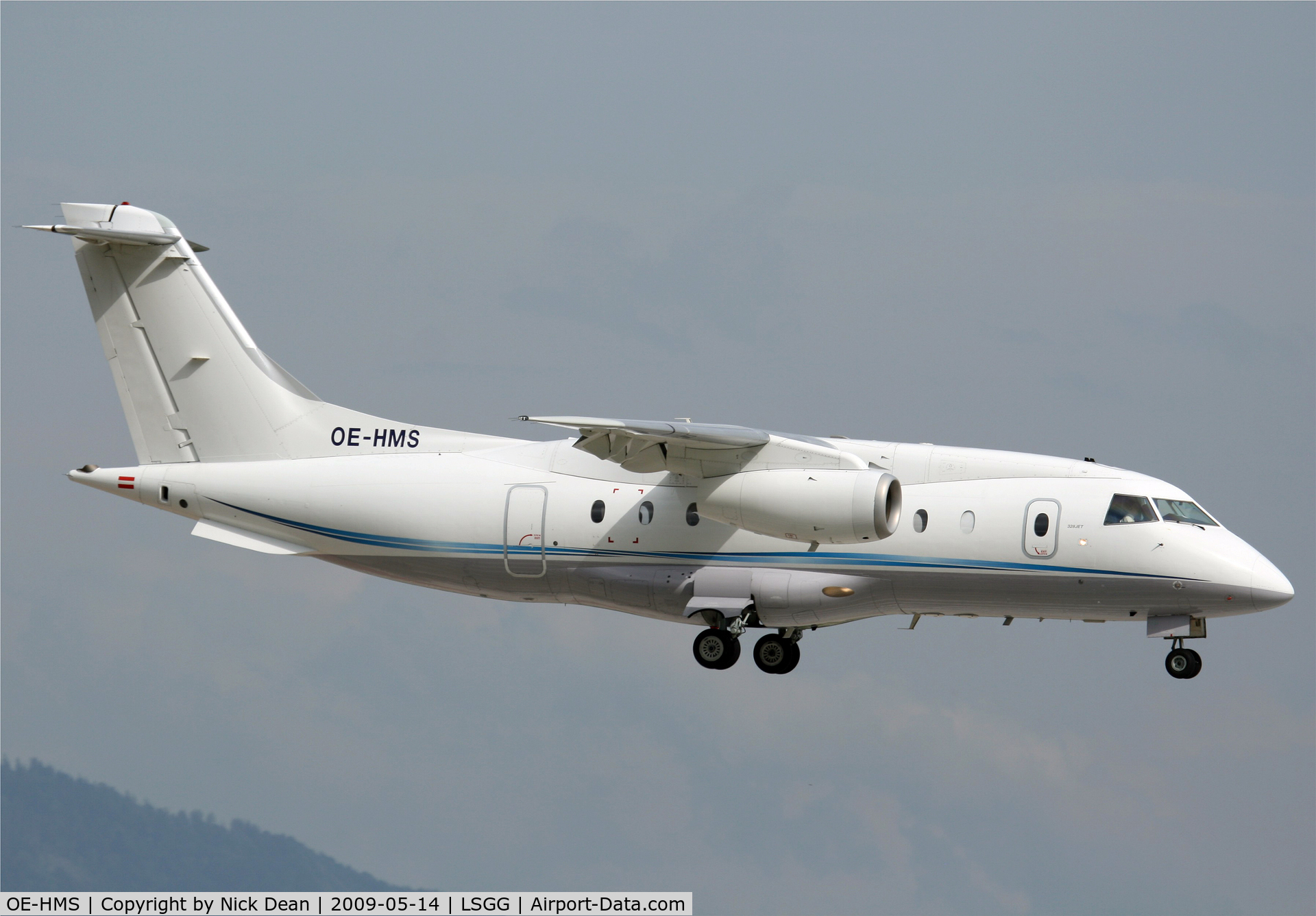 OE-HMS, 1999 Fairchild Dornier 328-300 328JET C/N 3121, LSGG