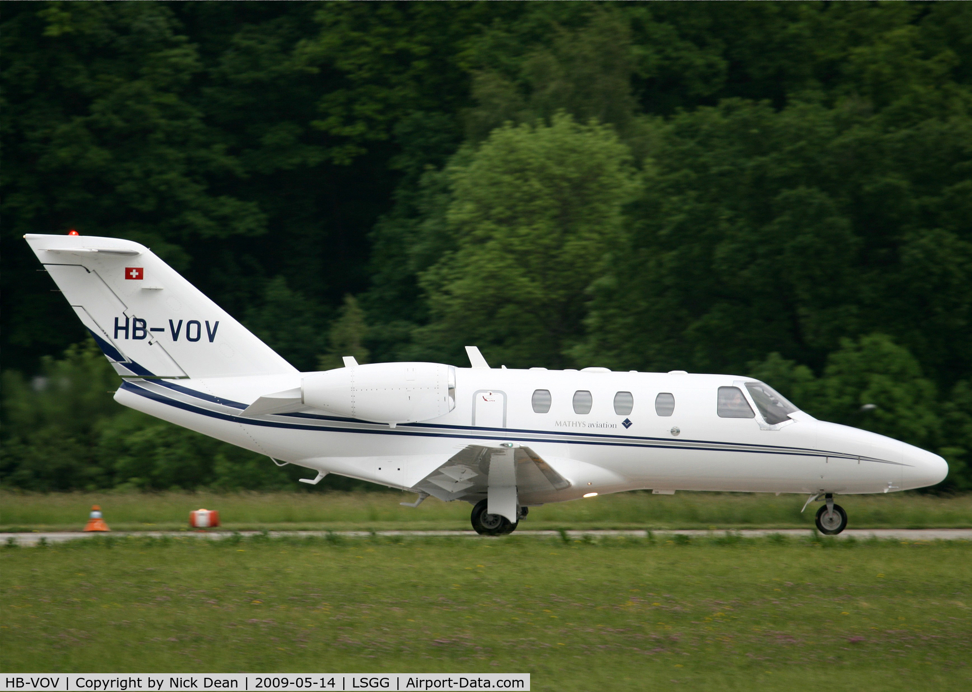 HB-VOV, 2007 Cessna 525 CitationJet CJ1+ C/N 525-0665, LSGG