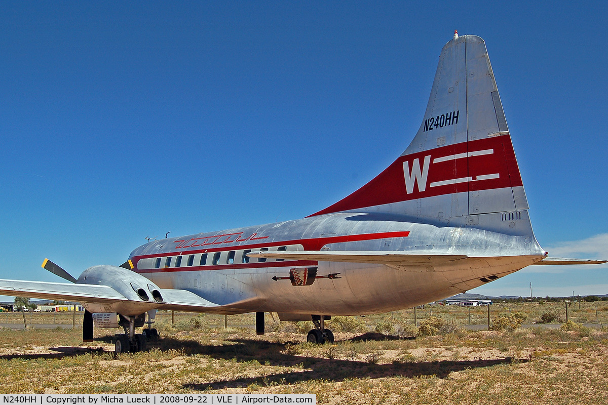 N240HH, 1948 Convair CV-240-1 C/N 47, Grand Canyon Valle Aiport Hidden History Museum