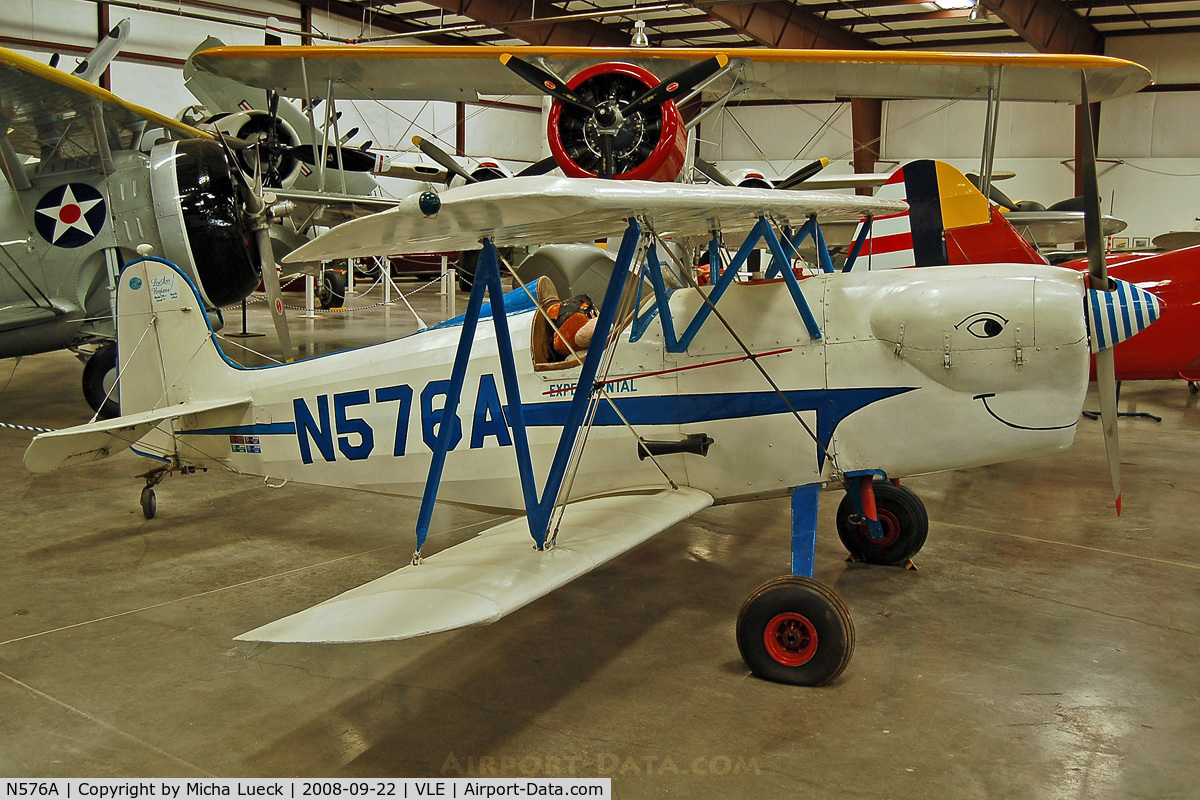 N576A, 1964 Bretthauer Lewann Biplane DD-1 C/N 1, Grand Canyon Valle Aiport Hidden History Museum