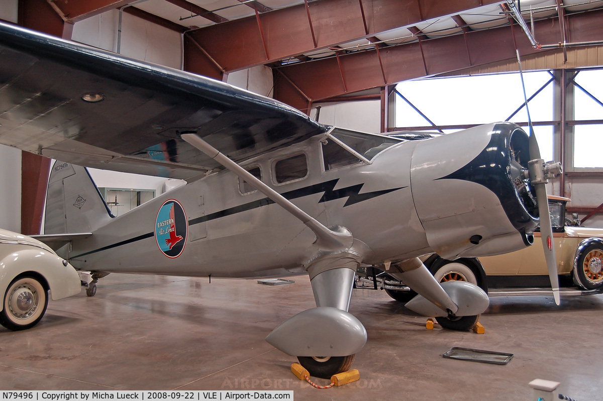 N79496, 1943 Stinson V77 Reliant C/N 77-131, Grand Canyon Valle Aiport Hidden History Museum