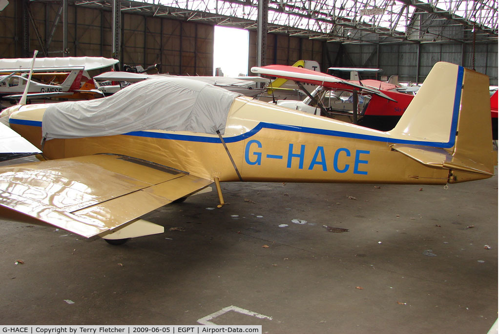 G-HACE, 1998 Vans RV-6A C/N 1951, Vans RV-6A at Perth Airport in Scotland