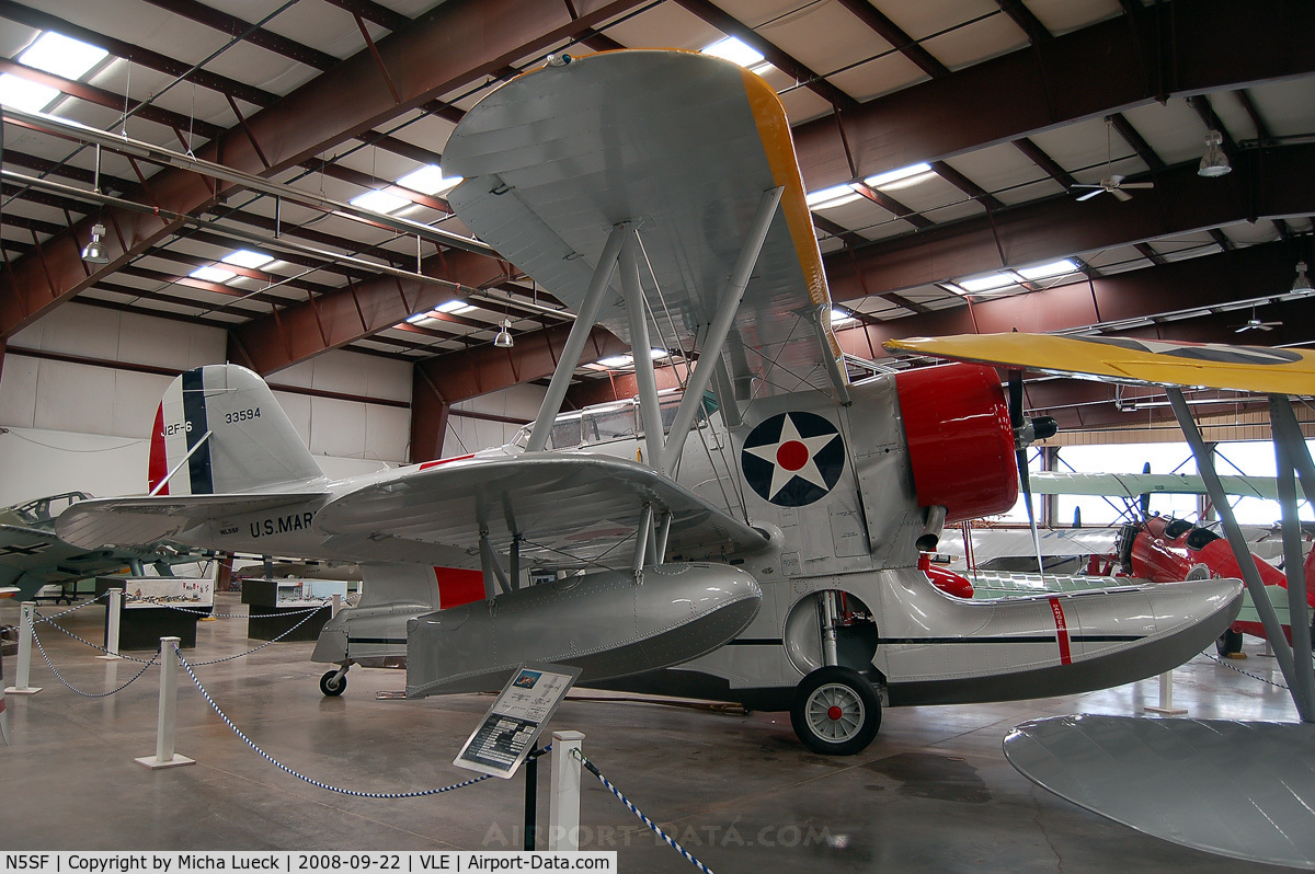 N5SF, 1939 Grumman J2F-6 Duck C/N Not found 33594/N1273N/N5SF, Grand Canyon Valle Aiport Hidden History Museum