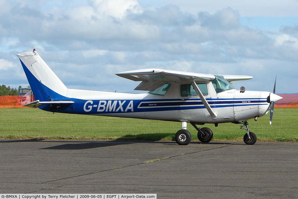 G-BMXA, 1977 Cessna 152 C/N 152-80125, Cessna 152 at Perth Airport in Scotland