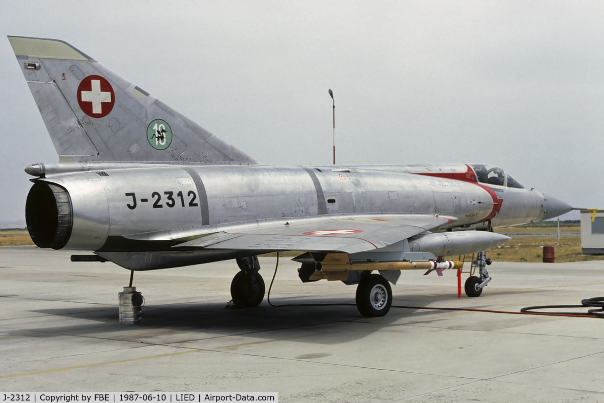 J-2312, Dassault (F+W Emmen) Mirage IIIS C/N 17-26-109/1046, MirageIIIS at Decimomannu