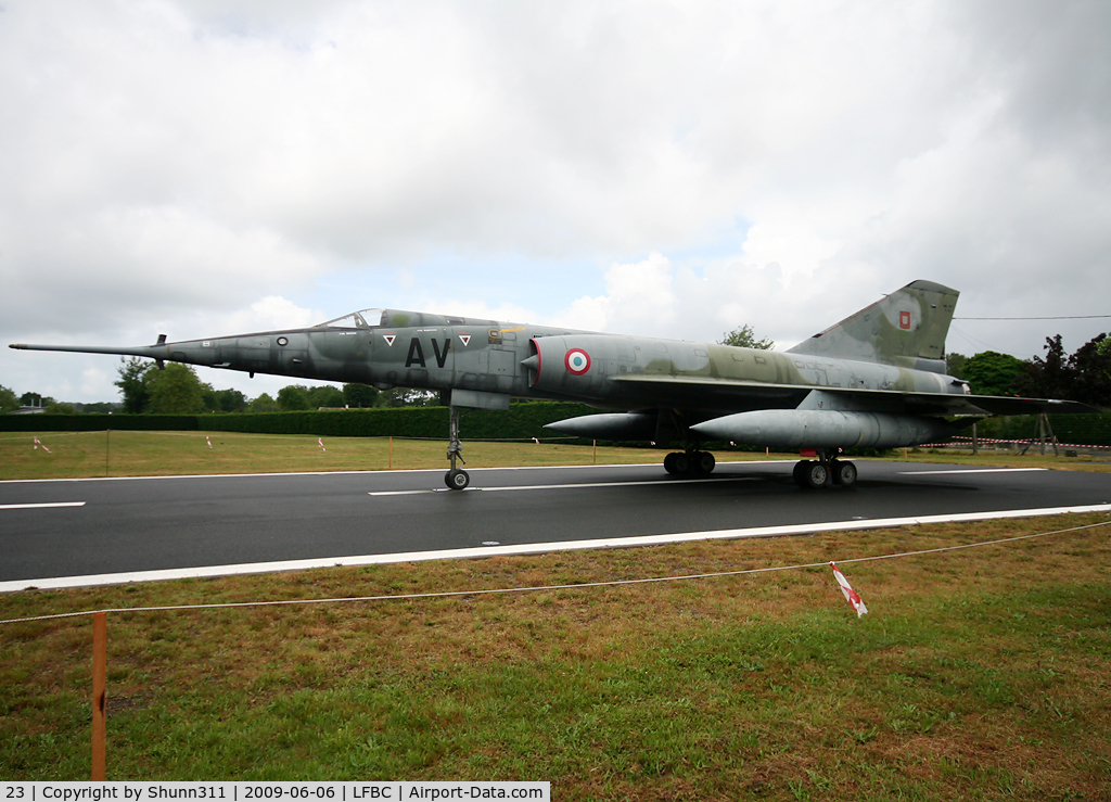 23, Dassault Mirage IVP C/N 23, S/n 23 - Preserved Mirage IVA inside LFBC
