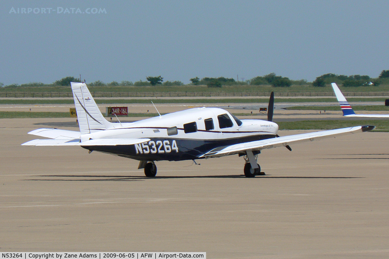 N53264, 2001 Piper PA-32R-301T Turbo Saratoga C/N 3257220, At Alliance, Fort Worth