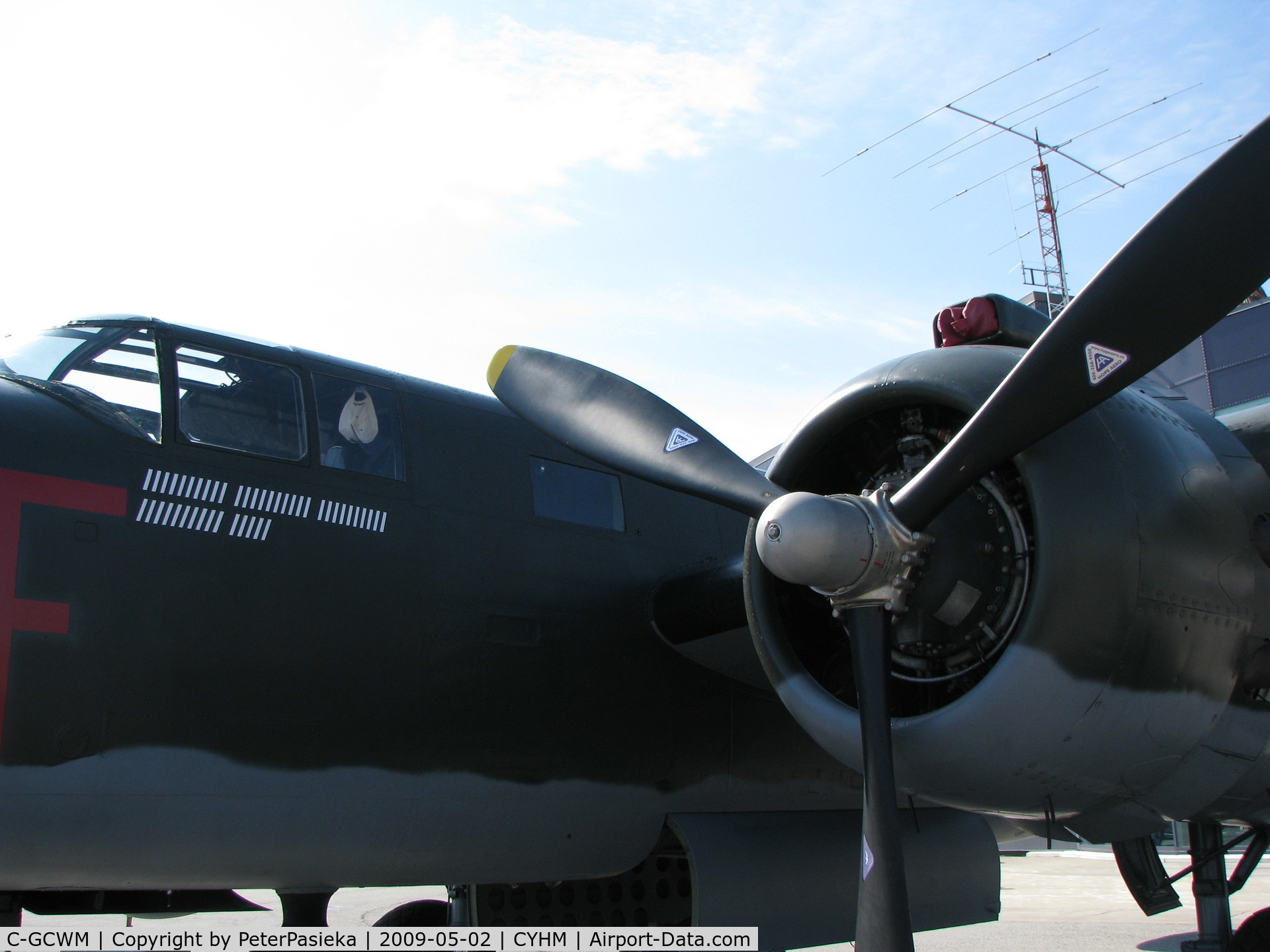C-GCWM, 1945 North American B-25J Mitchell Mitchell C/N 108-47734, @ Hamilton Airport - @ Canadian Warplane Heritage Museum