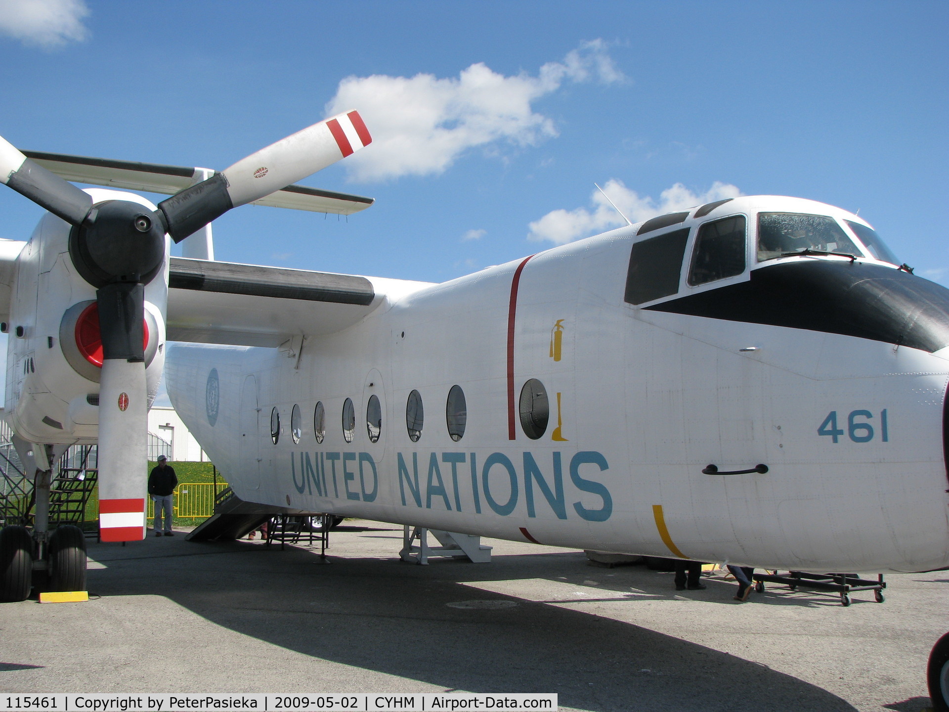 115461, De Havilland Canada CC-115 Buffalo C/N 85, @ Hamilton Airport - @ Canadian Warplane Heritage Museum