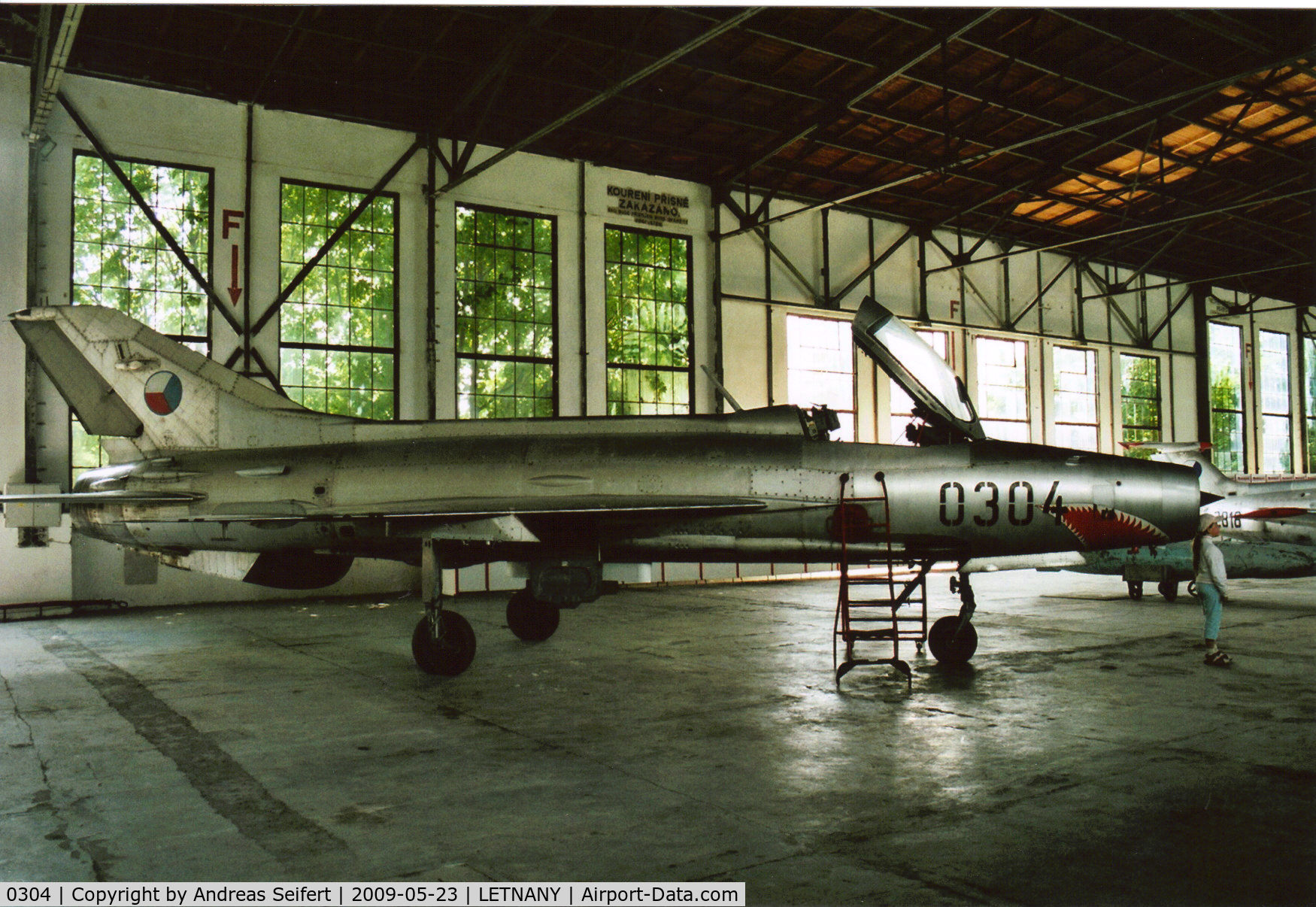 0304, Mikoyan-Gurevich MiG-21F-13 C/N 560304, Prag-Letnany Airfield