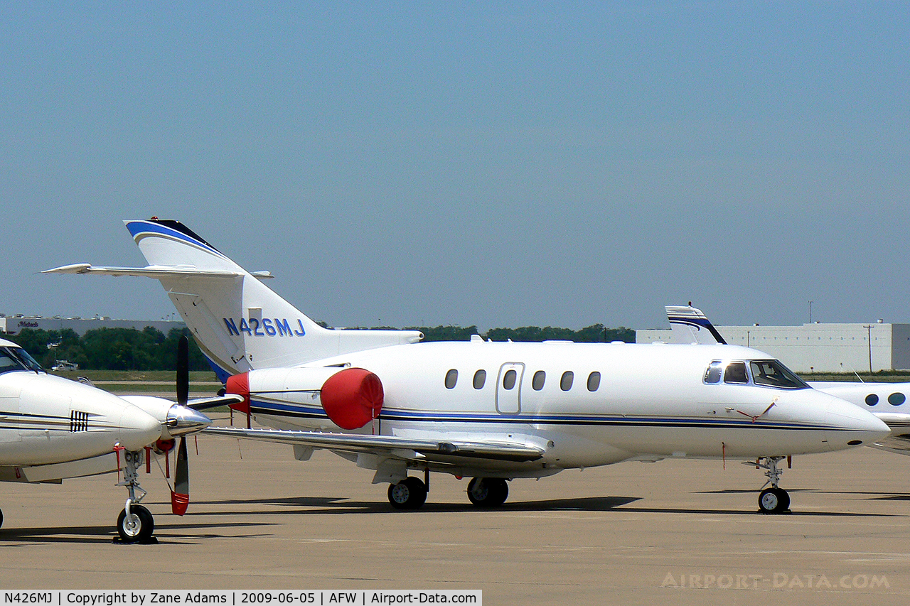N426MJ, 2006 Raytheon Hawker 850XP C/N 258759, At Alliance, Fort Worth