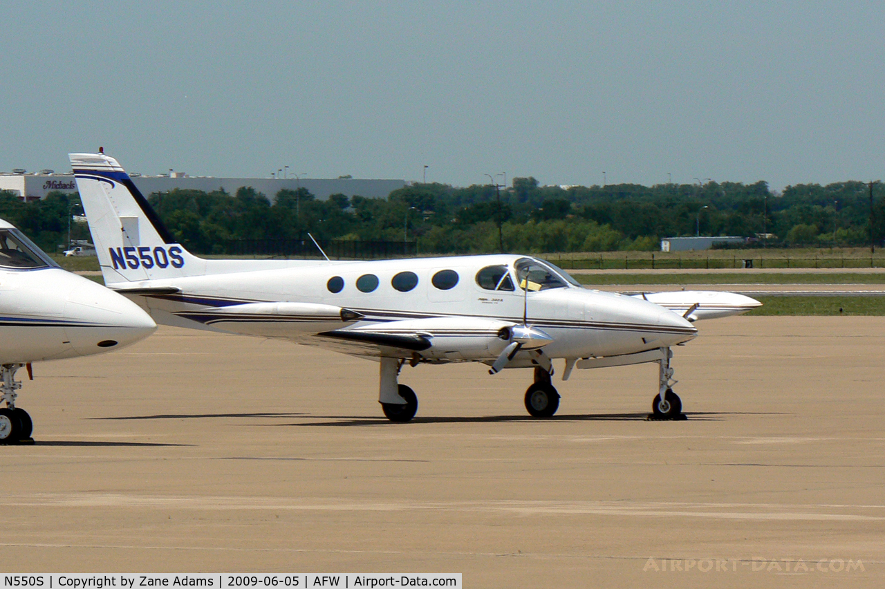 N550S, 1976 Cessna 340A C/N 340A0086, At Alliance, Fort Worth
