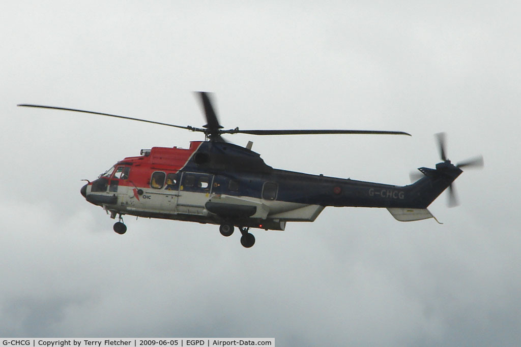 G-CHCG, 2003 Eurocopter AS-332L2 Super Puma Mk2 C/N 2592, Eurocopter AS332L2 at Aberdeen