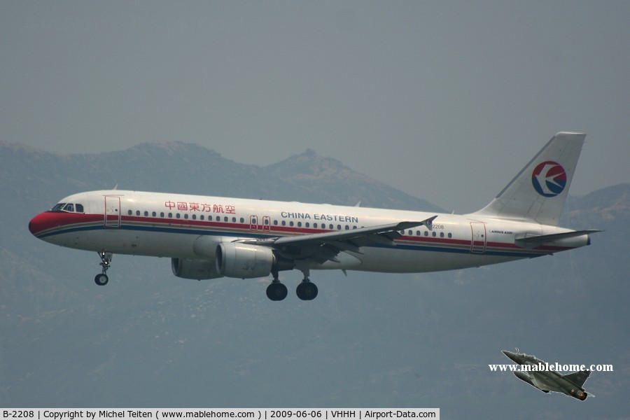 B-2208, 1999 Airbus A320-214 C/N 1070, China Eastern Airlines