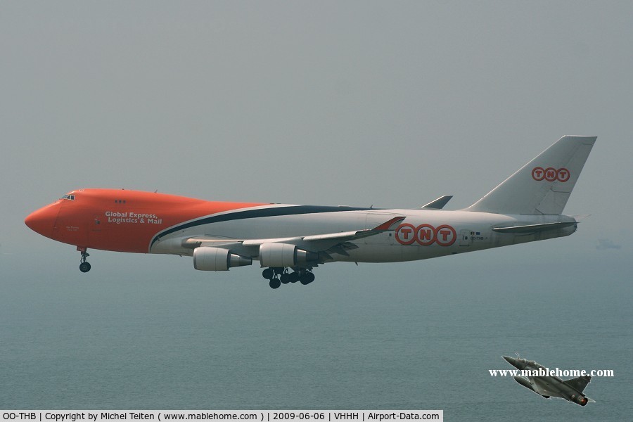OO-THB, 2007 Boeing 747-4HAERF C/N 35234, TNT