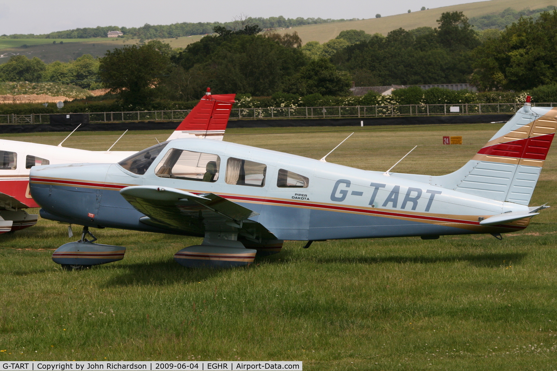G-TART, 1979 Piper PA-28-236 Dakota C/N 28-7911261, Sans Propellor at Goodwood