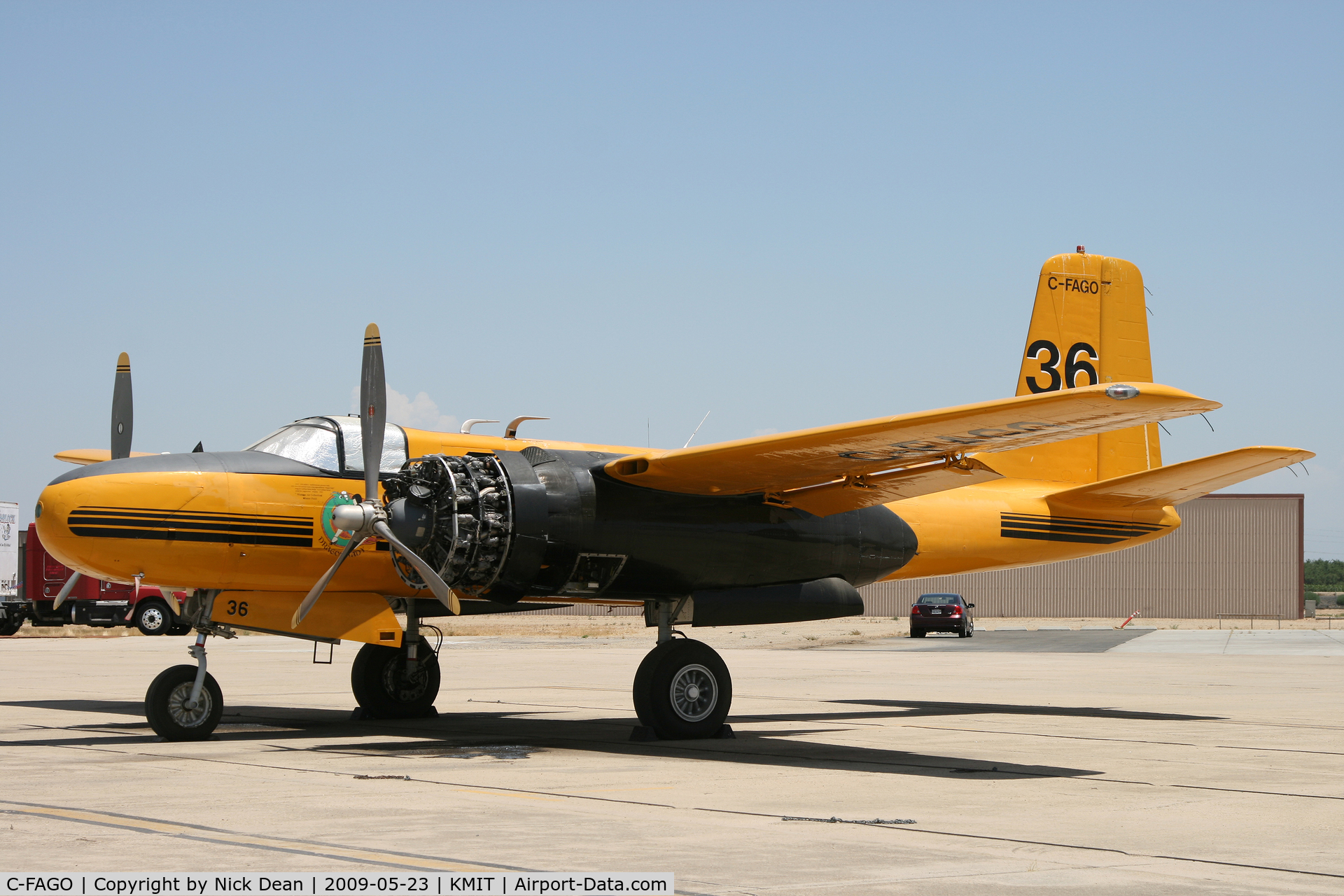 C-FAGO, 1944 Douglas A-26C Invader C/N 28715, KMIT